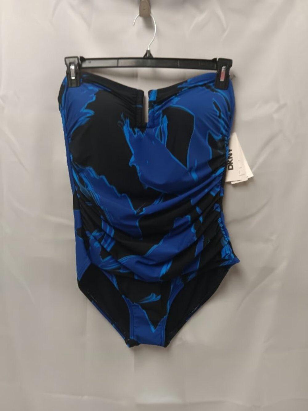 Women's Blue Swimsuit DKNY Size XL NWT (rack6v) - Picture 1 of 6